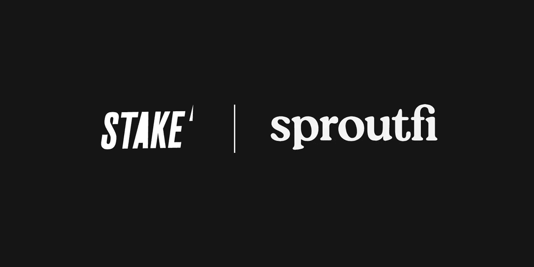 Stake and Sproutfi logos