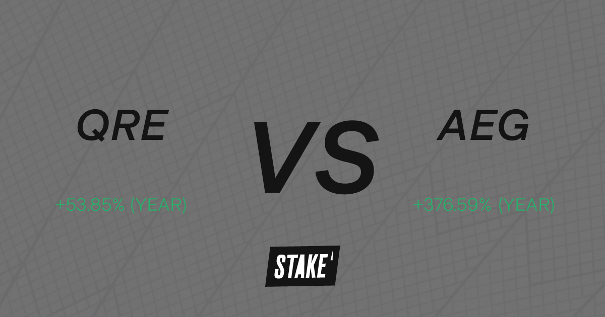 QRE vs AEG - Compare price, market cap & more | Stake