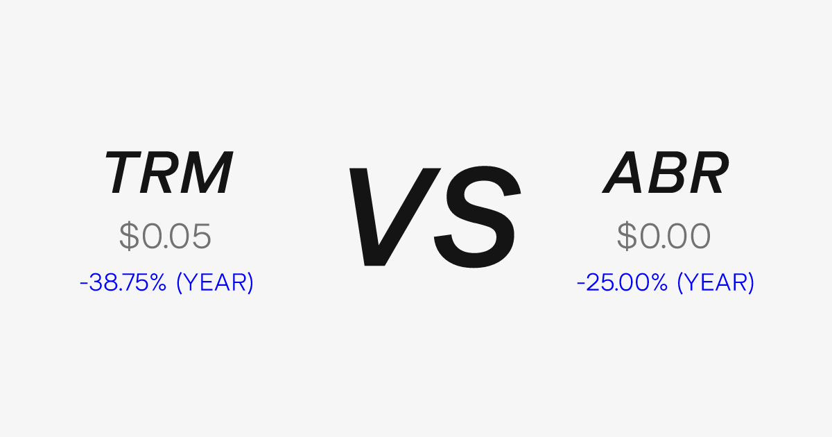 TRM vs ABR - Compare price, market cap & more | Stake