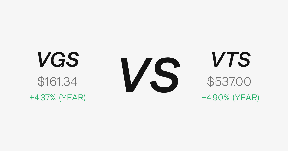 VGS vs VTS - Compare price, market cap & more | Stake