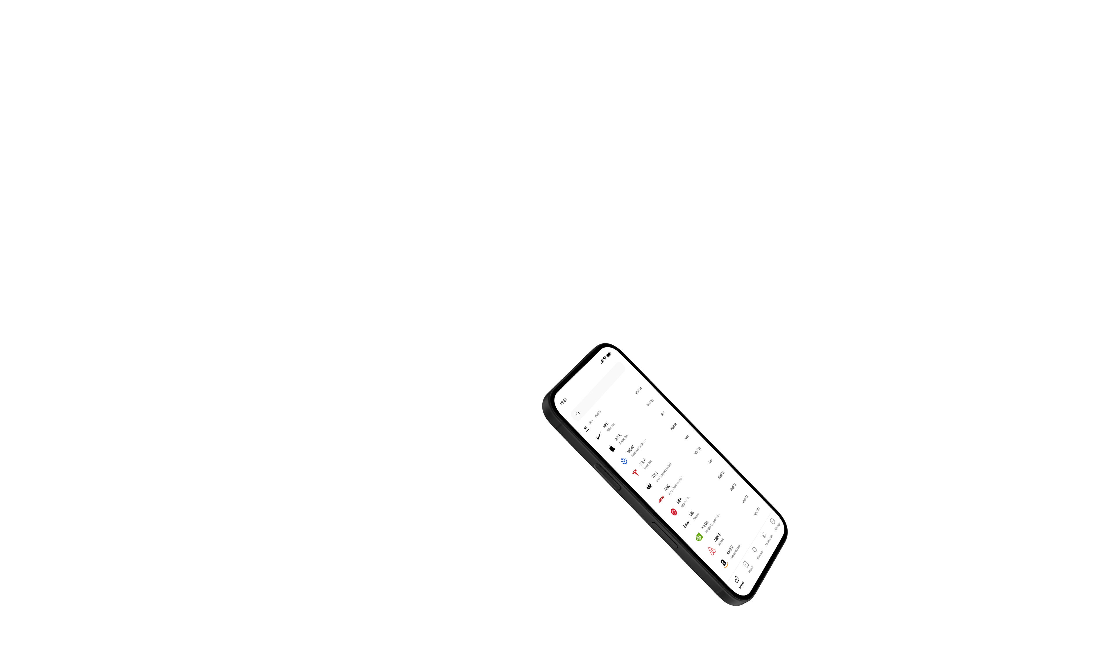 Phone with Stake app